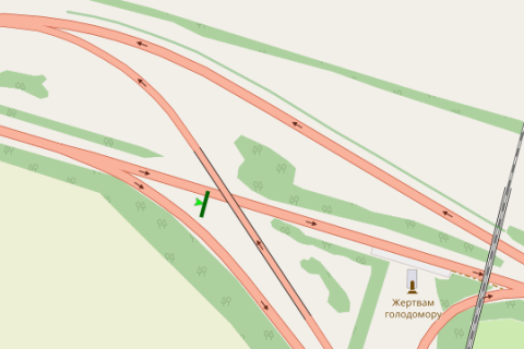 Backlight A in Zaporizhzhya, 6x12  Київ - Бориспіль, поворот до аеропорту "Бориспіль" (у напрямку  Борисполя) scheme