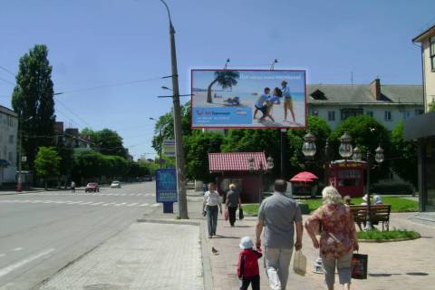Billboard A in Vasylivka, 3x6  Prezidenta Grusevs'kogo prosp., 31 - Privokzal'na st. - Privokzal'na pl. Photo 1