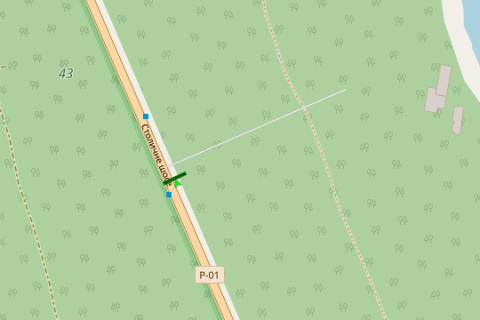 Billboard A in Koncha-Zaspa, 3x6  Stolicne sose, 1,4 km do bazi "Dinamo" (u napramku Kieva) scheme