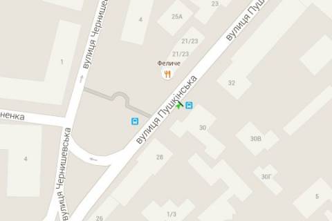 Citylight A in Kharkiv, 1.2x1.8  Grigoria Skovorodi st., 30 (zupinka) scheme