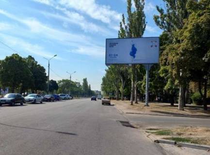 Billboard A in Zaporizhzhya, 3x6  Uvilejnij av. - Zaporiz'kogo kozactva st. Photo 1