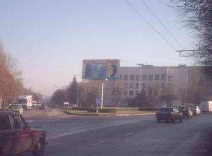 Billboard A in Lutsk, 3x6  Peremogi prosp. - Vasilia Mojsea prosp. - Sopena st. - Ivana Ogienka st. Photo 1