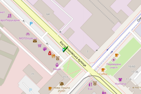 Scrolller, Scroll A in Kyiv, 2.3x3.14  Костянтинівська вул., 62 - 44708 scheme