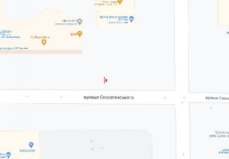 Citylight A in Kyiv, 1.04X1.7  Саксаганського вул., 18 scheme