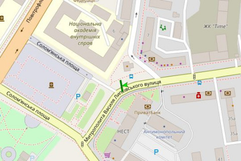 Scrolller, Scroll A in Kyiv, 2.3x3.14  Василя Липковського вул., 40 - 51691 scheme