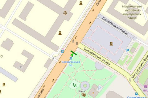 Scrolller, Scroll A in Kyiv, 2.3x3.14  Повітряних Сил просп., , напроти буд. 28 - Солом`янська пл. - 127630 scheme