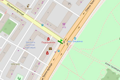 Scrolller, Scroll A in Kyiv, 2.3x3.14  Теліги Олени вул., 31/1 - 51638 scheme