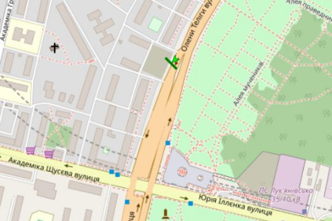 Scrolller, Scroll A in Kyiv, 2.3x3.14  Теліги Олени вул., 25 - 44596 scheme