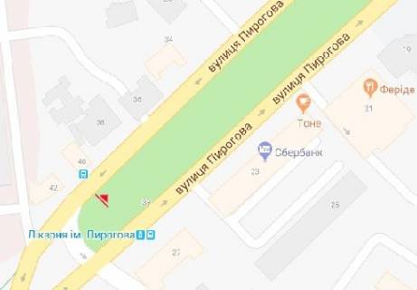 Scrolller, Scroll A in Vinnytsia, 1.2x1.7  Пирогова вул., 40 - 615927 scheme