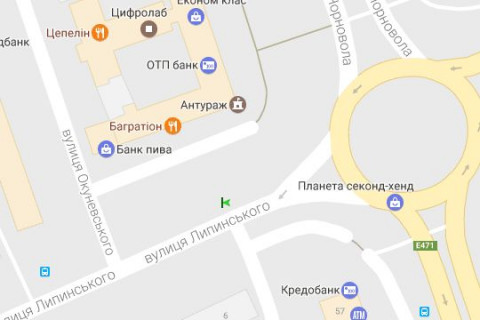 Scrolller, Scroll A in Lviv, 2.3x3.14  Вячеслава Чорновола просп., 59 - Вячеслава Липинського вул. - 128194 scheme