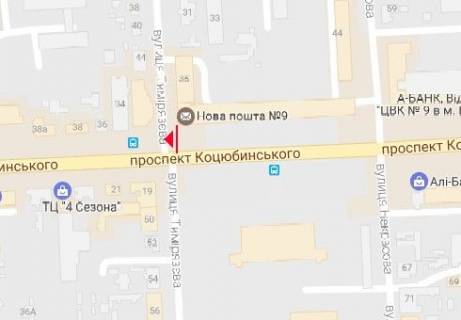 Scrolller, Scroll B in Vinnytsia, 2.3x3.14  Коцюбинського просп., 30 - 615933 scheme