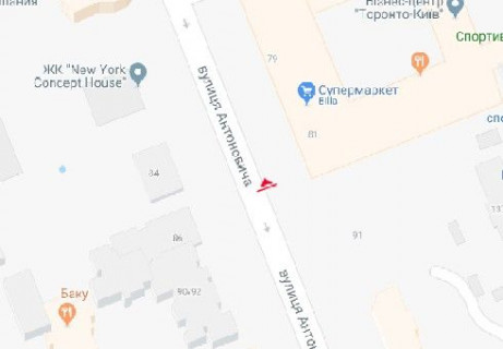 Scrolller, Scroll A in Kyiv, 1.86x1.27  Антоновича вул. (Горького вул.), 81 - 654434 scheme