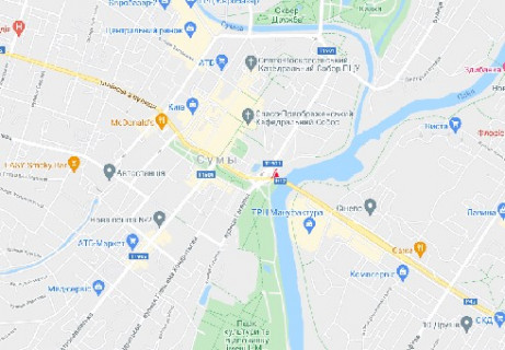 Video Billboard A in Sumi, 2.3x3.14  Харківська вул. - Героїв Сумщини вул. (Героїв Сталінграда вул.) (розширення 480х336) - 616737 scheme