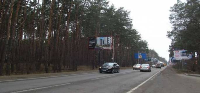 Billboard B in Zaporizhzhya, 3x6  Київ - Ковель, 12км+000м до Києва (Буча, Варшавская трасса, у напрямку  Ковеля) Photo 1