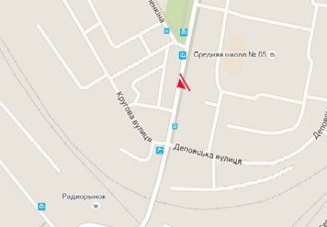 Prismatron, Prism A in Zaporizhzhya, 3x6  Моторобудівників просп. — Центральний ринок - 654797 scheme