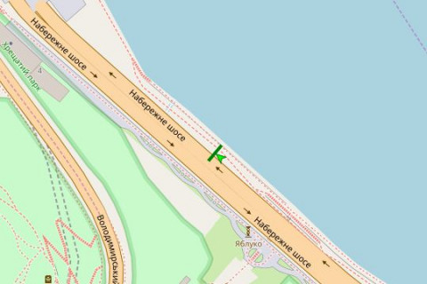 Scrolller, Scroll A in Kyiv, 2.3x3.14  Набережне шосе, №7 - 63233 scheme