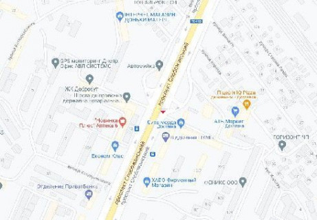 Video Billboard A in Dnipro (Dnipropetrovsk), 2.3x3.14  Слобожанський просп., (розширення 480х336) - 655445 scheme