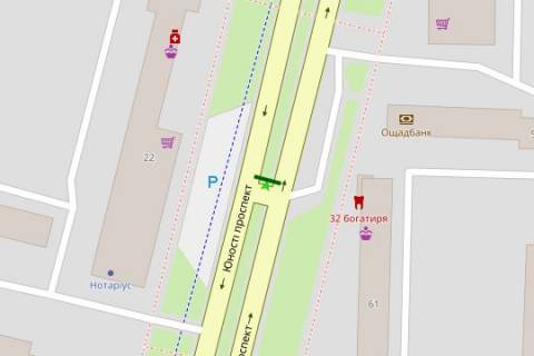 Prismatron, Prism A in Vinnytsia, 3x6  Юності просп., 22 (у напрямку вул. Келецька) - 258761 scheme