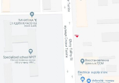 Scrolller, Scroll A in Kyiv, 2.3x3.14  Теліги Олени вул., 4 - 654785 scheme
