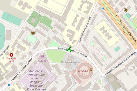 Scrolller, Scroll A in Kyiv, 2.3x3.14  Коновальця Євгена вул. (Щорса вул.), . (Щорса), 33 - 51721 scheme