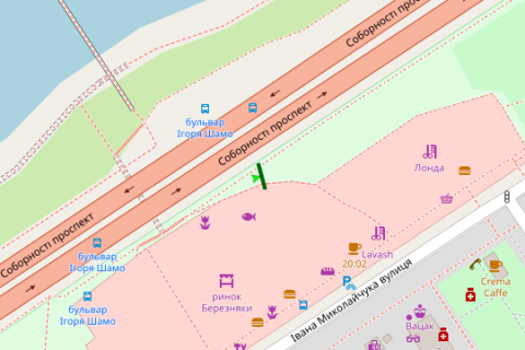 Scrolller, Scroll A in Kyiv, 2.3x3.14  Соборності просп. (Возз`єднання просп.), (Возз`єднання), 8 - 44560 scheme