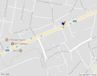 Billboard B in Brovary, 3x6  Київська вул., 60, перехрестя з вул. Стельмаха, навпроти автобусної зупинки scheme