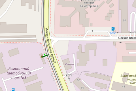 Billboard A in Vasylivka, 3x6  Mikoli Vasilenka st., naproti No5 scheme