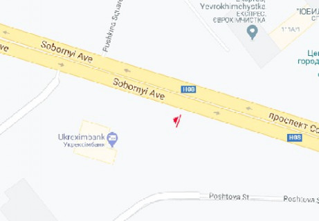 Prismatron, Prism A in Zaporizhzhya, 3x6  Соборний просп. - 661402 scheme