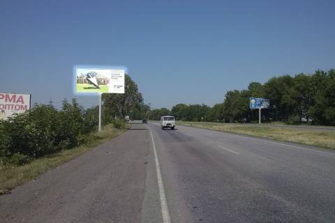 Billboard B in Vasylivka, 3x6  Krivoriz'ke sose - Zapovidna st. Photo 1