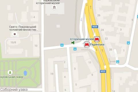 Citylight B in Kharkiv, 1.2x1.8  Konstitucii pl. - Spartakivs'kij prov., (zupinka) No4 (D) scheme