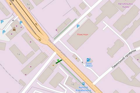 Video Billboard A in Kyiv, 2.3x3.14  Новокостянтинівська вул., 1Б (ТТ 6.8 484х352) - 616282 scheme