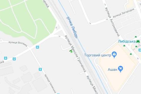 Backlight B in Vasylivka, 2.3x3.14  Mikoli Grincenka st., 18 scheme