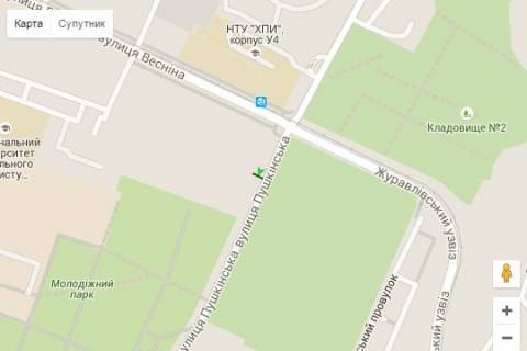 Non-Standard A in Kharkiv, 1.2x1.8  Григорія Сковороди вул., 83 (зупинка) scheme