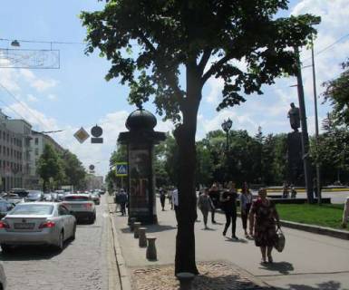 Backlight A in Kharkiv, 1.2x3.6  Sums'ka st., 35 (kolona) (storona A) Photo 1