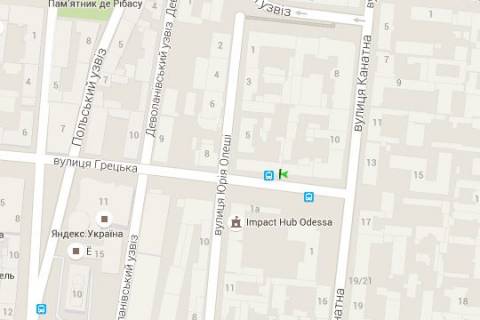 Citylight A in Odessa, 1.2x1.8  Grec'ka st. - Kanatna st. scheme