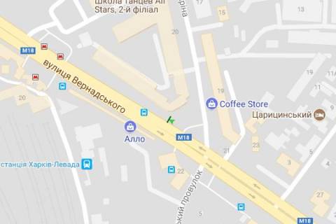 Scrolller, Scroll A in Vasylivka, 2.3x3.14  Gagarina prosp. - Vernads'kogo st. - 454689 scheme