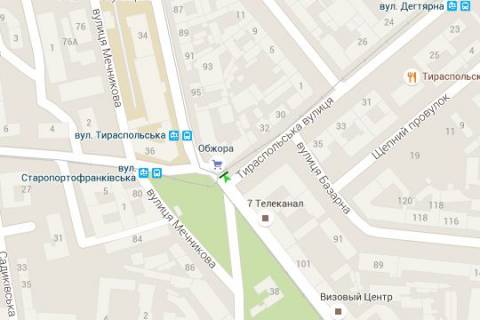Scrolller, Scroll A in Odessa Staroportofrankivs'ka st. - Tiraspol's'ka st. - 272067 scheme