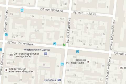 Scrolller, Scroll A in Odessa, 2.3x3.14  Uspens'ka st., 20 - Kanatna st., 40 - 42445 scheme