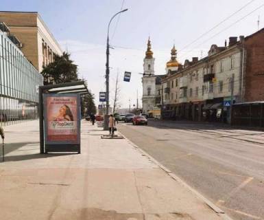 Citylight B in Vinnytsia, 1.2x1.8  Soborna st. "Ukrtelekom" Photo 1