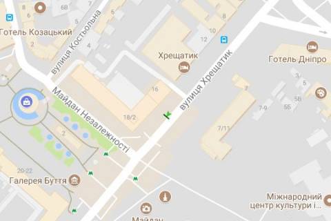 Scrolller, Scroll A in Kyiv, 1.2x1.8  Hresatik st., 16 ("Unitrejd", "Rajffajzenbank") - 272682 scheme