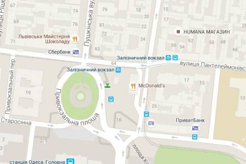 Citylight B in Odessa, 1.2x1.8  Privokzal'na pl. scheme