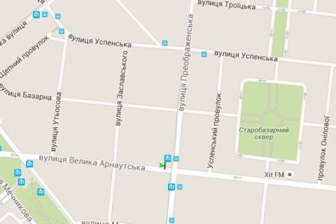 Backlight B in Odessa, 2.3x3.14  Velika Arnauts'ka st. - Preobrazens'ka st. scheme