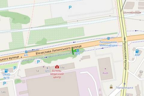 Non-Standard B in Lviv, 1.2x1.8  Вячеслава Липинського вул., 54 (№2) scheme