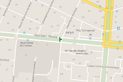 Prismatron, Prism A in Mykolaiv, 3x6  Central'nij prosp. (Lenina prosp.) - Inzenerna st., (prizma) No1 - 271351 scheme