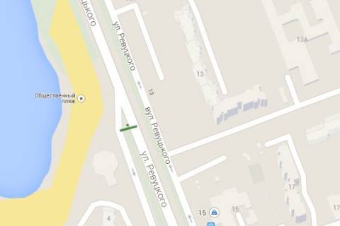 Billboard A in Vasylivka, 3x6  Revuc'kogo st., : rozpodil'nik navproti bud. No4 (v naav. razv Trostaneckoj st. i Ahmatovoj ) scheme