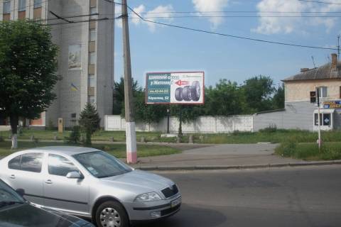 Billboard A in Vasylivka, 3x6  Kiivs'ke sose - Sergia Paradzanova st. (Baranova st.) Photo 1
