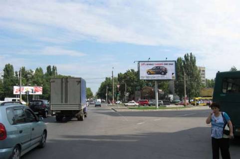 Billboard A in Vasylivka, 3x6  Dobrovol's'kogo prosp. - Akademika Zabolotnogo st. Photo 1