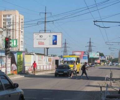 Billboard B in Kropyvnytskyi (Kirovograd), 3x6  Kosmonavta Popova st., (universam "Pivdennij") Photo 1