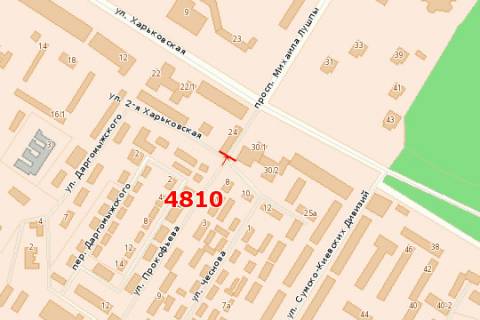 Billboard B in Sumi, 3x6  Svobodi prosp. (Prokof`eva st.), 28/1 scheme