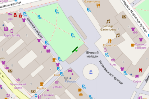 Citylight B in Ivano-Frankivsk, 1.2x1.8  Nezaleznosti st., 1 scheme